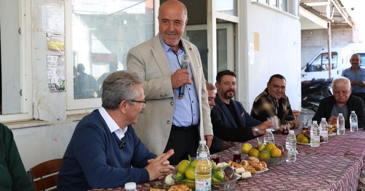 Başkan Tetik Bereketli'de Üreticiyle Buluştu 2