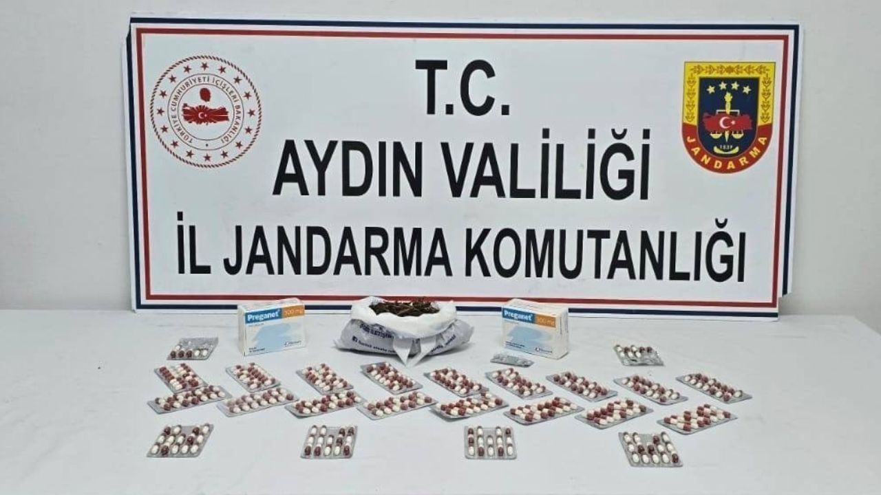 Kuşadası’nda evden yasaklı madde çıktı