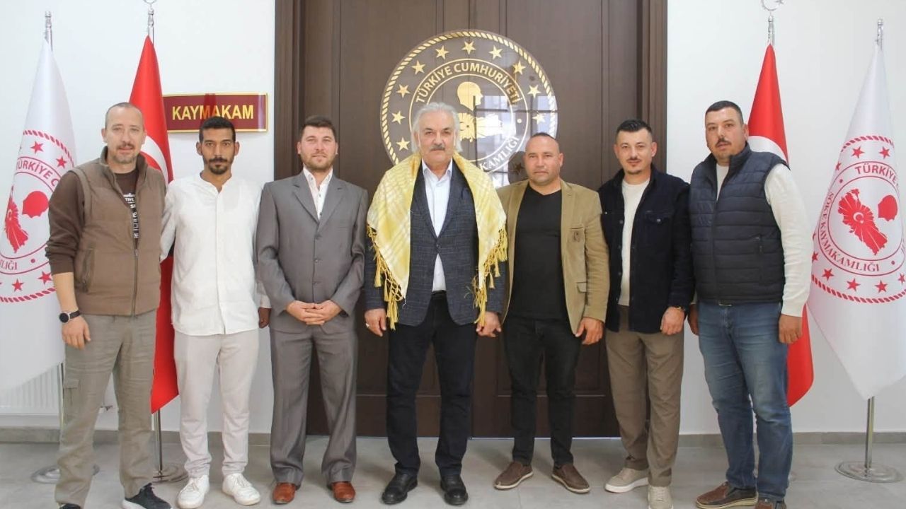 Söke’de geleneksel güreşler öncesi dikkat çeken ziyaret